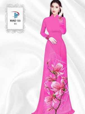 Vải Áo Dài Hoa In 3D AD NVAD133 31